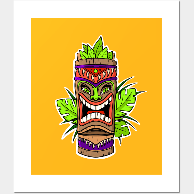 Tiki summer Wall Art by hyperactive